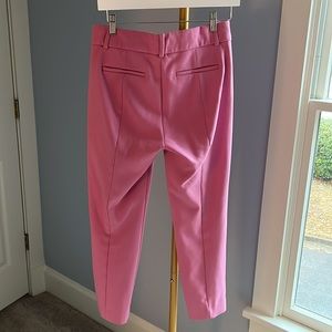 Jcrew pink straight leg pants